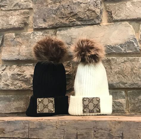 gucci winter hat with pom pom|gucci hats and gloves.